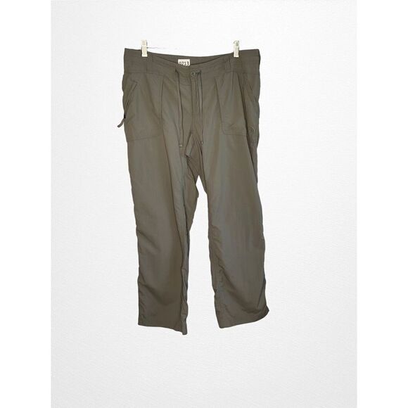The North Face Nylon Hiking Pants Size 12 Short Gray Drawstring - Picture 9 of 10